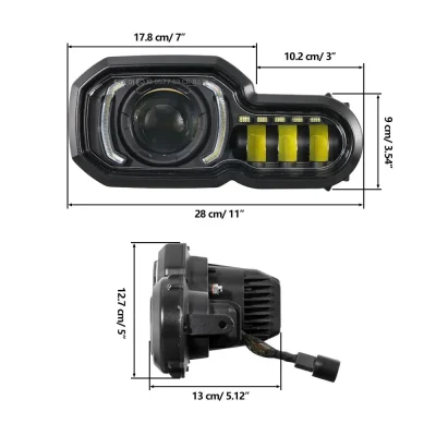 Motorcycle LED Headlight For BMW F650GS F800GS 2008-2012 for F700GS F800GS Adventure 2013-2018 Front Driving Light LED Projector